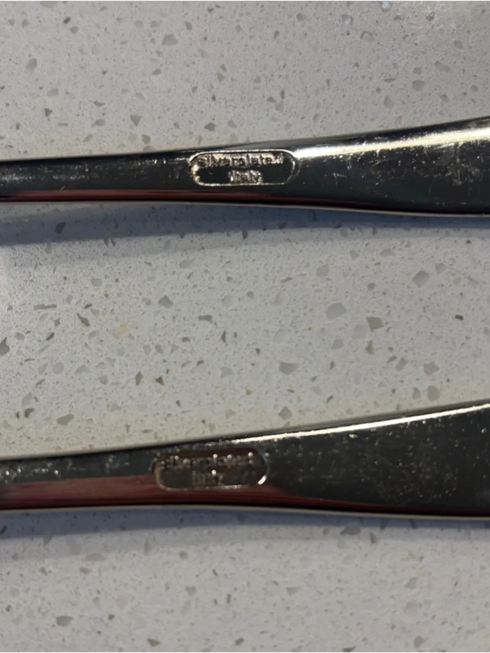 Vintage Italian Silver Plated Salad Serving Set